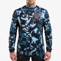 Тренировочный лонгслив Hardcore Training Nordic Ornament Black/Gray