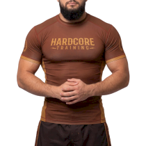 Рашгард Hardcore Training NeoComp Brown (Короткий рукав)