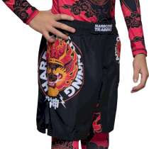 Детские шорты Hardcore Training Raijin Black/Red
