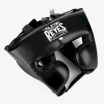 Боксерский шлем Cleto Reyes E382 черный