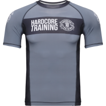 Рашгард Hardcore Training Recruit Grey (Короткий рукав)